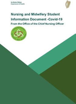 Nursing and Midwifery Student Information Document -Covid-19 - From the Office of the Chief Nursing Officer - AIT