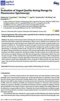 Evaluation of Yogurt Quality during Storage by Fluorescence Spectroscopy - MDPI
