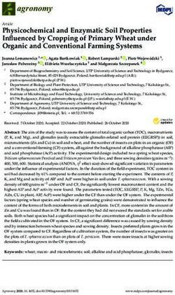 Physicochemical and Enzymatic Soil Properties Influenced by Cropping of Primary Wheat under Organic and Conventional Farming Systems - MDPI