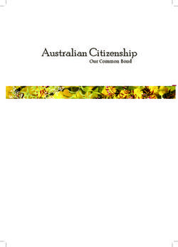 Australian Citizenship - Our Common Bond