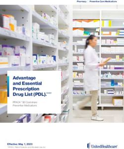 Advantage and Essential Prescription - Drug List (PDL).1,2,3,4,5 PPACA* $0 Cost-share Preventive Medications