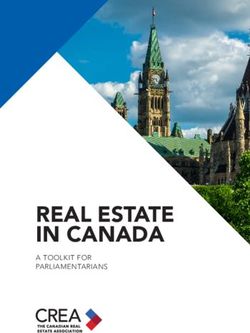 REAL ESTATE IN CANADA - A TOOLKIT FOR PARLIAMENTARIANS - Canadian Real Estate Association