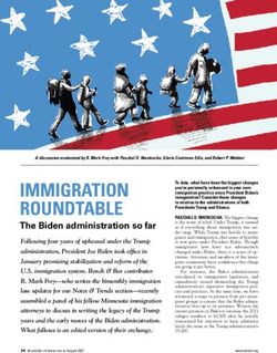 IMMIGRATION ROUNDTABLE - The Biden Administration So Far - Dorsey ...