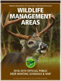 WILDLIFE MANAGEMENT AREAS - 2018-2019 OFFICIAL PUBLIC DEER HUNTING 