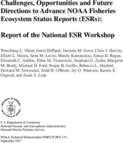 Challenges, Opportunities and Future Directions to Advance NOAA Fisheries Ecosystem Status Reports (ESRs): Report of the National ESR Workshop ...