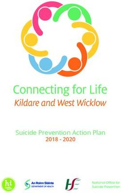 Suicide Prevention Action Plan 2018 - 2020 - HSE.ie