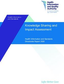 Knowledge Sharing and Impact Assessment - Health Information and ...