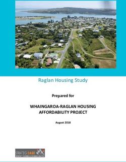 Raglan Housing Study WHAINGAROA-RAGLAN HOUSING AFFORDABILITY PROJECT - Prepared for