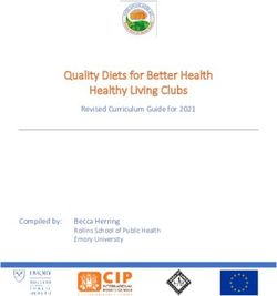 Quality Diets for Better Health Healthy Living Clubs - Revised Curriculum Guide for 2021 Compiled by: Becca Herring - Sweetpotato ...