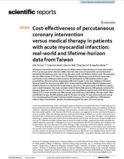 Cost effectiveness of percutaneous coronary intervention versus medical therapy in patients with acute myocardial infarction: real world and ...