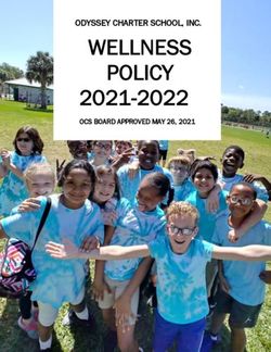 WELLNESS POLICY 2021-2022 - ODYSSEY CHARTER SCHOOL, INC. OCS BOARD APPROVED MAY 26, 2021