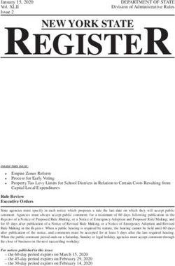 REGISTE R DEPARTMENT OF STATE - Division of Administrative Rules - New York State Department
