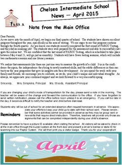 Chelsea Intermediate School News - April 2015
