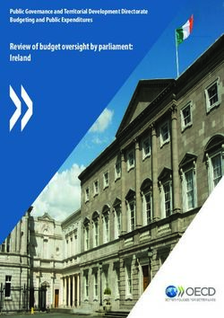Review of budget oversight by parliament: Ireland - Public Governance and Territorial Development Directorate Budgeting and Public Expenditures - OECD