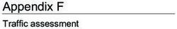 Appendix F Traffic assessment - Roads and Maritime Services