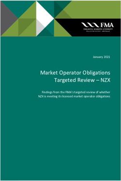 Market Operator Obligations Targeted Review - NZX - January 2021