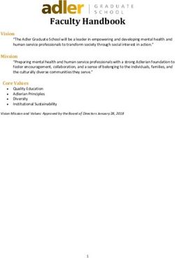 Faculty Handbook - Adler Graduate School