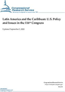 Latin America and the Caribbean: U.S. Policy and Issues in the 116th Congress - Updated September 3, 2020 - Congress.gov