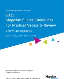 2021 Magellan Clinical Guidelines For Medical Necessity Review - RADMD