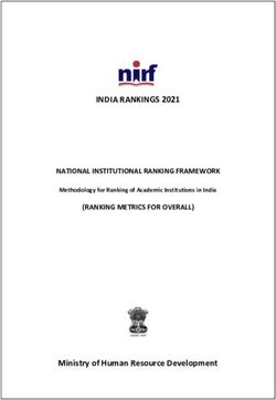 INDIA RANKINGS 2021 - Ministry of Human Resource Development - NATIONAL ...