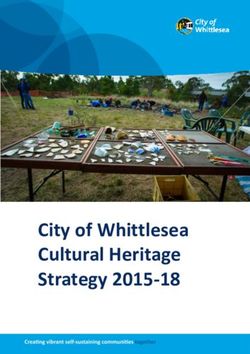 City of Whittlesea Cultural Heritage Strategy 2015-18 - Whittlesea Council