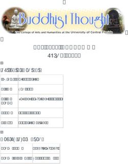 REL 3340: BUDDHISM spring 2018 - Instructor Contact Instructor Dr Ann Gleig - University of Central Florida