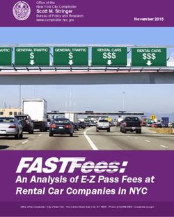 An Analysis of E-Z Pass Fees at Rental Car Companies in NYC