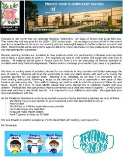 PRAIRIE ROSE ELEMENTARY SCHOOL - Winnipeg School Division