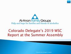 Colorado Delegate's 2019 WSC Report at the Summer Assembly - Colorado Al-Anon