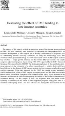 Evaluating the effect of IMF lending to low-income countries
