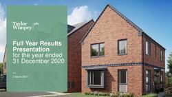 Full Year Results Presentation for the year ended 31 December 2020 - 2 March 2021