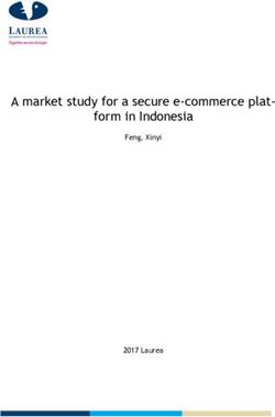 A market study for a secure e-commerce plat- form in Indonesia - Feng, Xinyi - 2017 Laurea - Theseus
