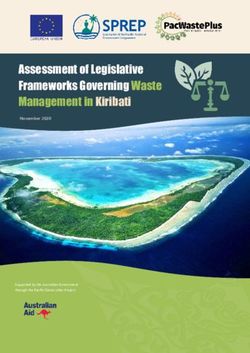 Assessment of Legislative Frameworks Governing Waste Management in Kiribati