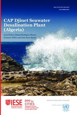 CAP Djinet Seawater Desalination Plant (Algeria) - Juan Piedra, Miquel Rodríguez Planas, Francesc Trillas and Joan Enric Ricart - IESE ...