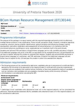 BCom Human Resource Management (07130144)