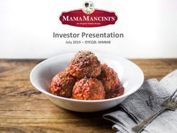 Investor Presentation - July 2019 - OTCQB: MMMB - Mama Mancini's
