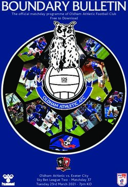 BOUNDARY BULLETIN - Oldham Athletic