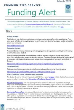 Funding Alert - Perth and Kinross Council