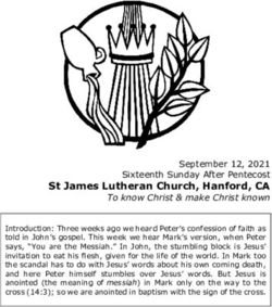 St James Lutheran Church, Hanford, CA - September 12, 2021 Sixteenth Sunday After Pentecost