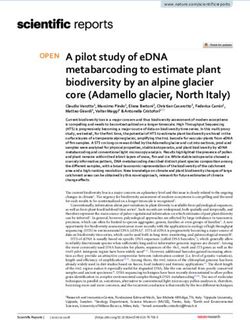 A pilot study of eDNA metabarcoding to estimate plant biodiversity by an alpine glacier core (Adamello glacier, North Italy) - Nature