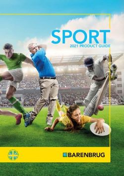 SPORT 2021 PRODUCT GUIDE - Barenbrug
