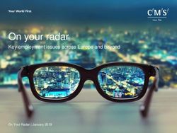 On your radar Key employment issues across Europe and beyond - On Your Radar | January 2019 - CMS Law