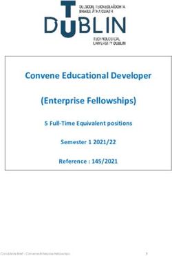 Convene Educational Developer (Enterprise Fellowships) - 5 Full-Time Equivalent positions Semester 1 2021/22 Reference : 145/2021