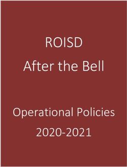 ROISD After the Bell Operational Policies 2020-2021 2017-2018 - Red Oak ISD