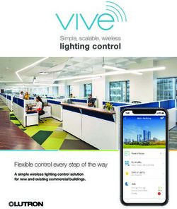 Lighting control Simple, scalable, wireless - Flexible control every step of the way - Lutron