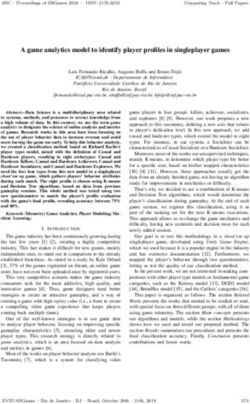 A game analytics model to identify player profiles in singleplayer games - SBGames