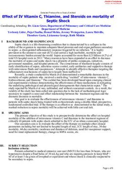 Effect of IV Vitamin C, Thiamine, and Steroids on mortality of Septic Shock - ClinicalTrials.gov