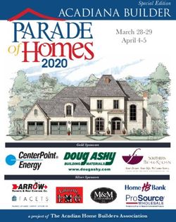 2020 ACADIANA BUILDER - Special Edition - Acadian Home Builders Association