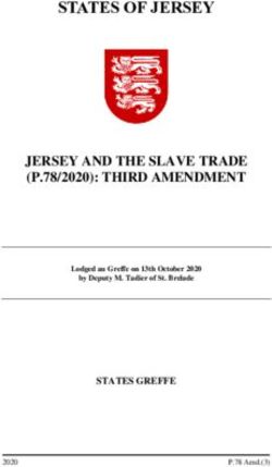 STATES OF JERSEY JERSEY AND THE SLAVE TRADE (P.78/2020): THIRD AMENDMENT - STATES GREFFE - States Assembly