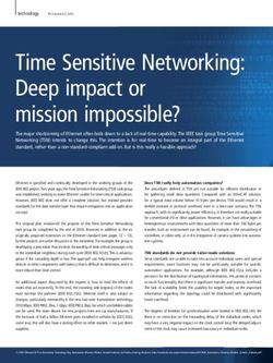 Time Sensitive Networking: Deep impact or mission impossible? - BECKHOFF